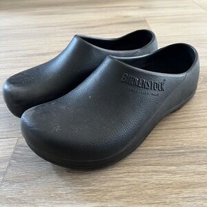 Birkenstock Men's Super Profi-Birki Clogs Shoes Black Rubber 46 US 13 Kitchen